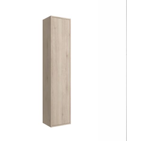 Colonna bagno sospesa 30x140 cm rovere naturale con un’anta - Olympus