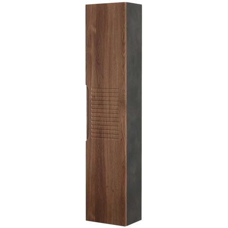 Colonna bagno sospesa 30x150 cm noce canaletto Ravello