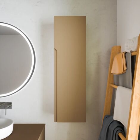 Colonna Bagno Sospesa Altezza 100cm Sabbia Opaco Reversibile Mod. Ardenne