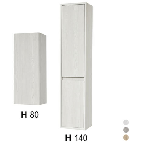 Colonna bagno sospesa congrazia  Rovere Beige cm 80x30x25DH