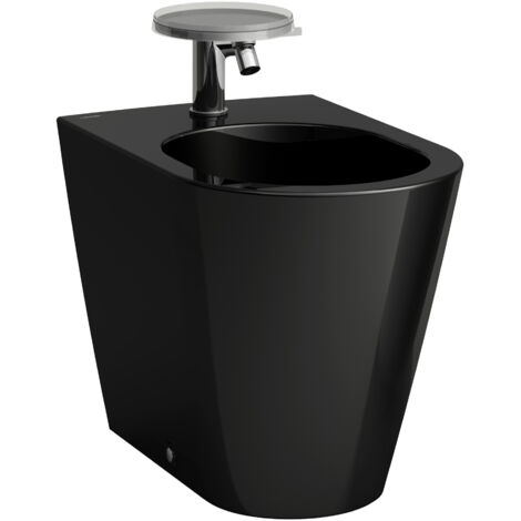 Colonna bidet KARTELL versione rubinetto monoforo nero LAUFEN