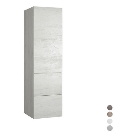 COLONNA CON UN ANTA DX H124  MOD. UNIKA- 35X32,5XH.124 Olmo Cemento- DH- pezzi 1