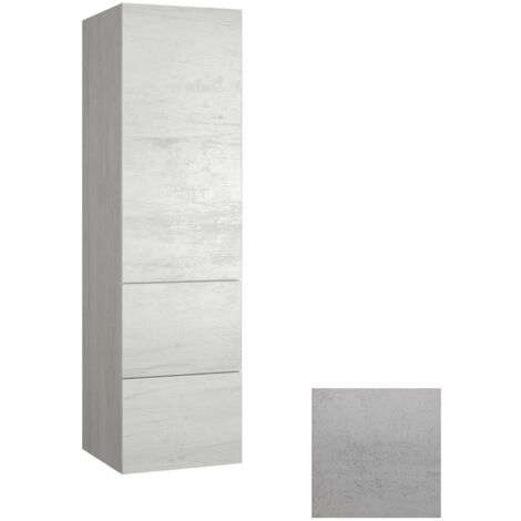COLONNA CON UN ANTA DX H124  MOD. UNIKA Misura: 35X32,5XH.124 Olmo Cemento