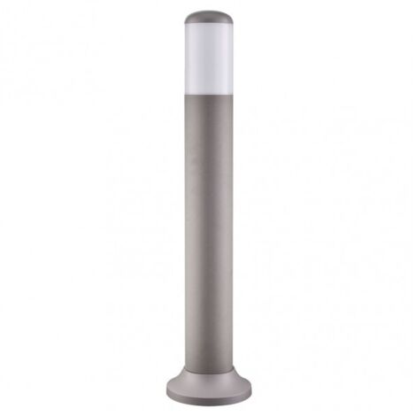 Colonna da esterno zafferano 1xe27 grigio 70x9,1x9,1 cm policarbonato ip44