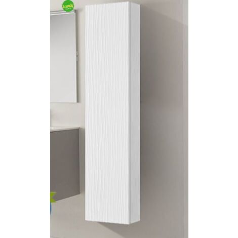 Armadio colonna per cucina, colore bianco, Misure 49 x 200 x 47 cm, Con  imballo rinforzato