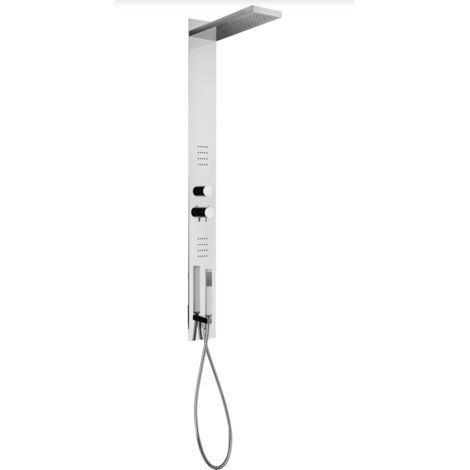 Colonna doccia ad incasso in acciaio inox Paffoni Star ZCOL682CR  Cromato - Metallo