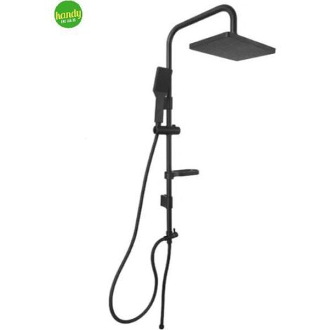 Colonna Doccia Ambra Bathroom Roof Nero