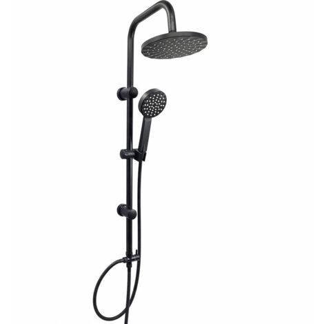 COLONNA DOCCIA C/SOFF E DOCC LX-4001 NERO GROENL