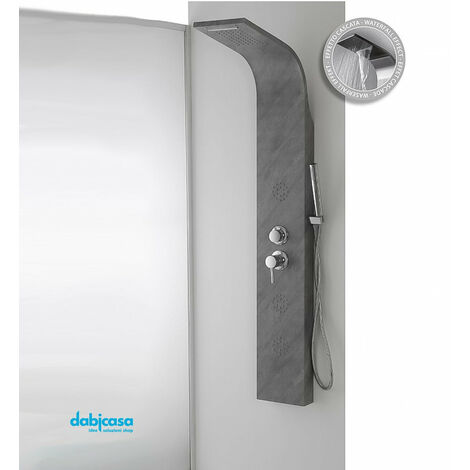 METAFORM COLONNA DOCCIA TREND ACCIAIO INOX SATINATO IDRO CASCATA