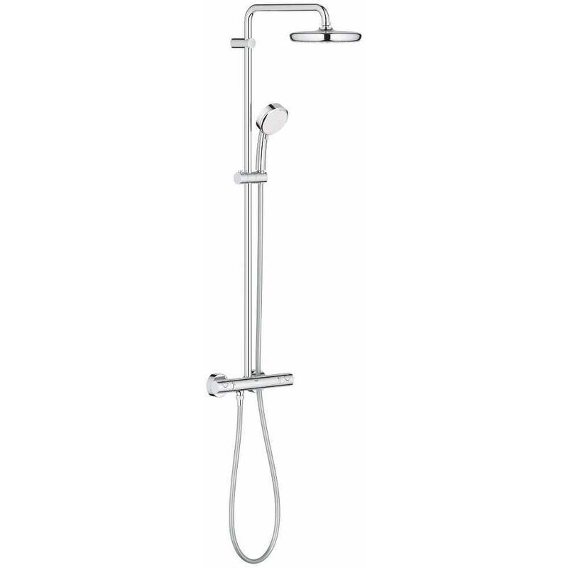 Colonna Doccia Idromassaggio Grohe.Colonna Doccia Con Miscelatore Termostatico Doccetta Soffione D210mm 279220001 Tempesta System Grohe