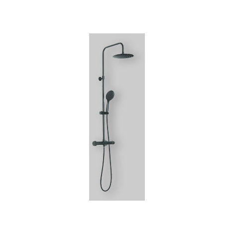 Colonna doccia con miscelatore termostatico nero opaco serie STAR MIX 03 Gedy