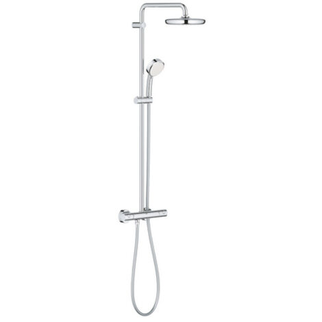 COLONNA DOCCIA CON MISC.TERMOSTATICO ESTERNO NEW TEMPESTA COSMO- Cromo - Soffione D. 210 mm- GROHE- pezzi 1