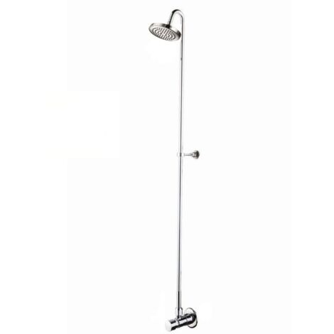 Colonna doccia con rubinetto monoacqua temporizzato e soffione MCM 900408  15/25 secondi