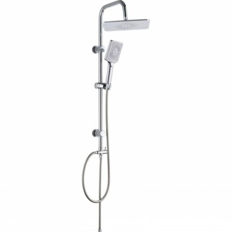 Colonna Doccia Con Soffione E Doccetta Lx-4002 Cromo