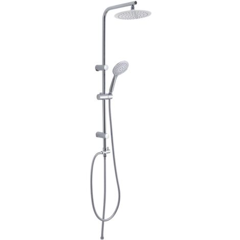 Colonna doccia cromata 3 getti con soffione 23cm easy 01 gedy gysc10001
