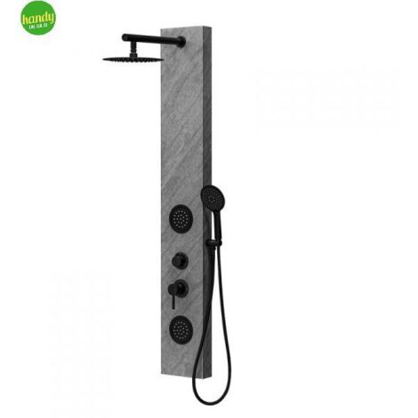 Colonna Doccia Feridras Inox Black Stone