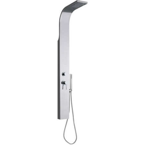 Colonna Doccia Idromassaggio Getto Frontale in Acciaio Inox Crio ASM
