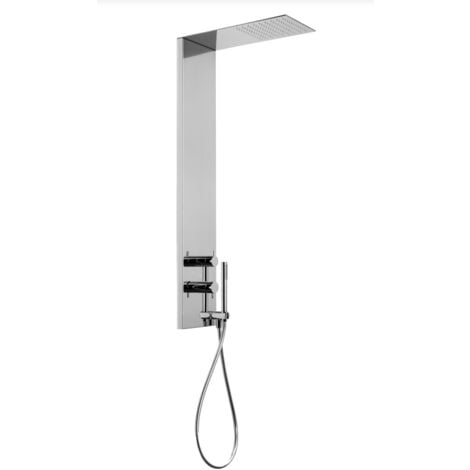 Colonna doccia in acciaio inox Paffoni Beta ZCOL672CR  Cromato - Metallo