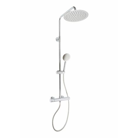 Colonna doccia inox termostato telescopica anticalcare mod. Poseidon Plus