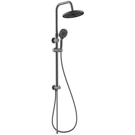 Colonna Doccia Logan Finitura Gun Grey 3 Getti