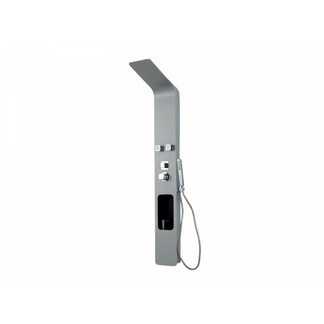 Colonna doccia Loira in alluminio multiaccessoriata idromassaggio