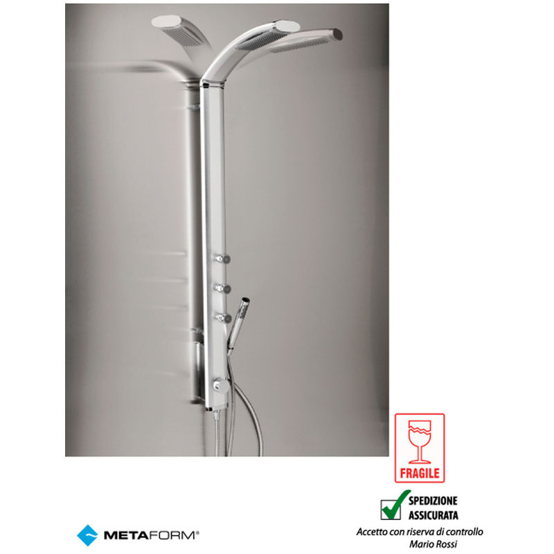 Colonna Doccia Fitness Shower.Colonna Doccia Multifunzione In Alluminio Fitness Shower Metaform 101a47100