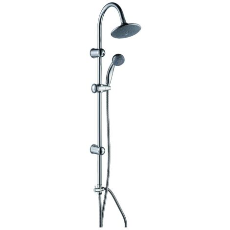 Colonna doccia Myra cromata H101 con soffione tondo 15