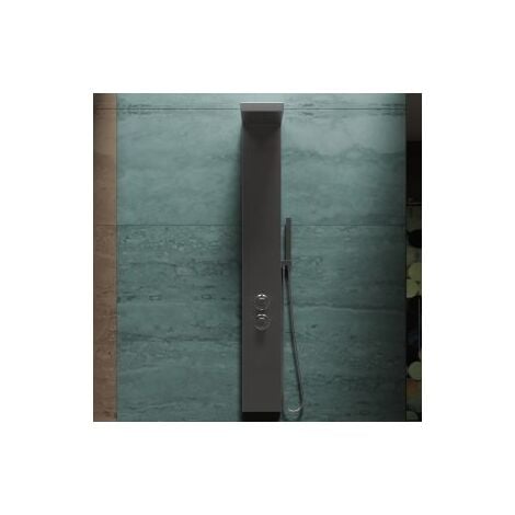 Colonna doccia pannello idromassaggio effetto cascata miscelatore termostatico YH8120 GRECIA Cromato