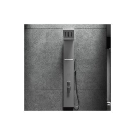 Colonna doccia pannello idromassaggio effetto cascata YH8122 MADRID Cromato