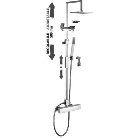 Colonna doccia regolabile Master Plus Birillo Paffoni