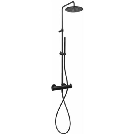 Colonna doccia regolabile Paffoni Mini Birillo ZCOL638KLIQNO  Metallo - Nero opaco