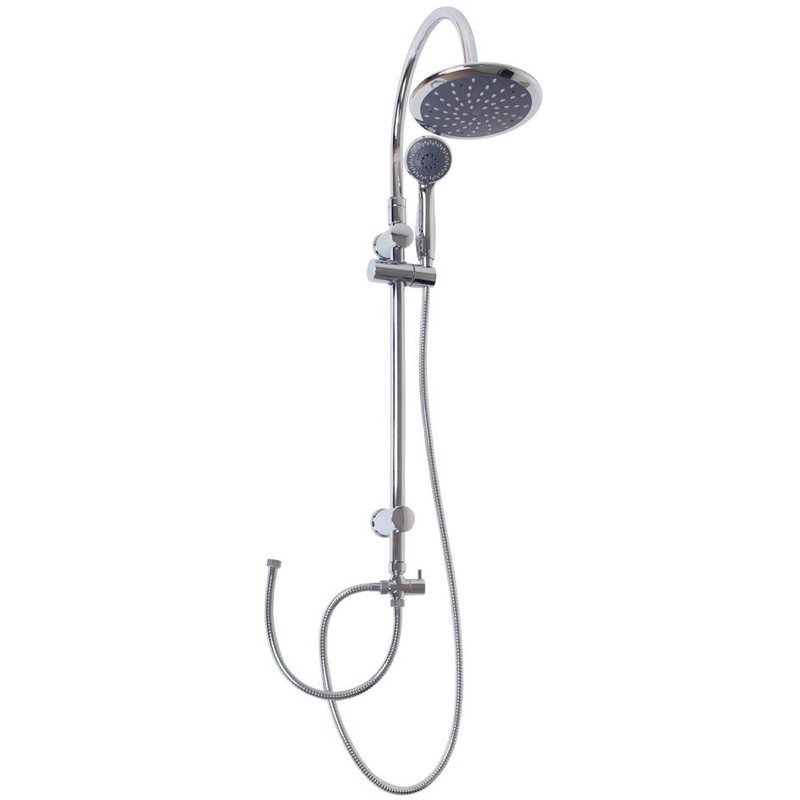 Colonna Doccia Fitness Shower.Colonna Doccia Serie Gru Con Soffione Di Diametro 20 Cm E Doccino 5 Funzioni Scacol0083cr