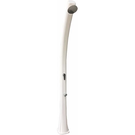 Colonna doccia solare da giardino in colore bianco Sphera CLPL935RLBI  Bianco
