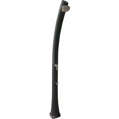 Colonna doccia solare da giardino in colore nero con serbatoio Sphera CLPL935RLNE  Nero