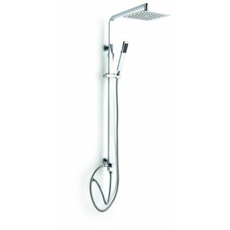 Colonna Doccia Tamanaco Serie Quadro PRETORIA Soffione 20X20 Cromo - CD700173PR