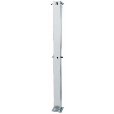 Colonna doccia temporizzata a 4 posizioni in acciaio inox Idral 09224  Acciaio inox