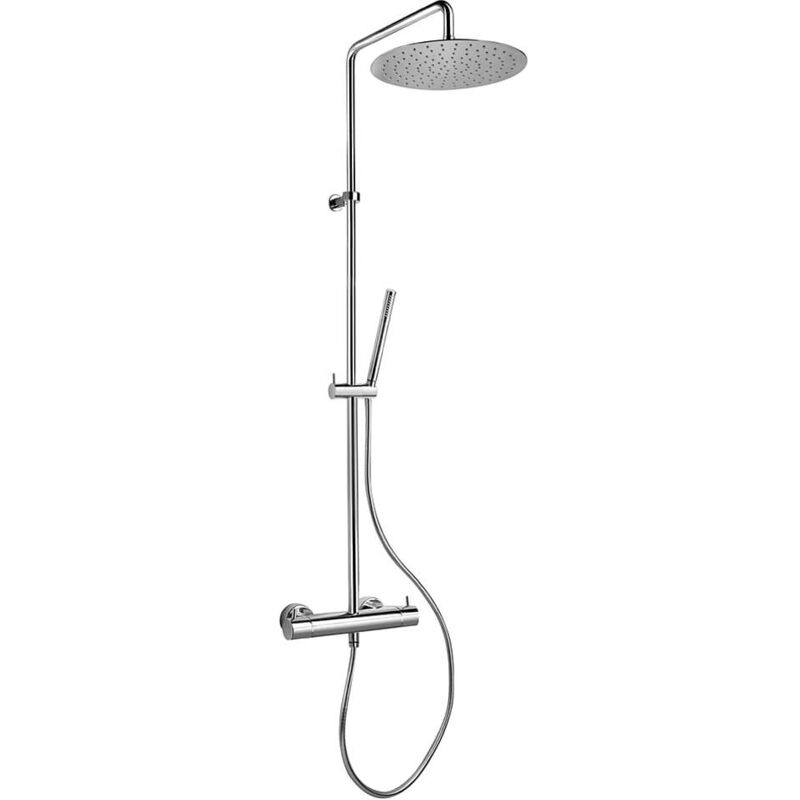 Colonna Doccia Jacuzzi Rubinetteria Con Miscelatore Termostatico E ...