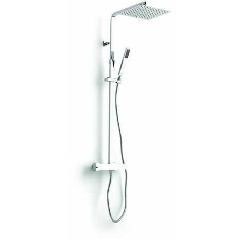 Colonna doccia termostatica soffione ultraslim 30x30cm - Victoria