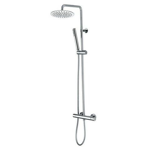 Colonna doccia termostatica BS371 cromo/bianco - incl. soffione e