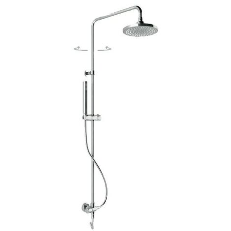 Colonna Doccia Tonda + Soffione 200 ABS