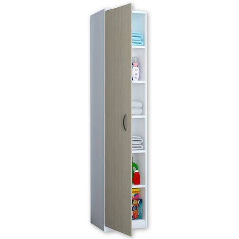 Libreria verticale componibile olmo alta 180 cm, librerie