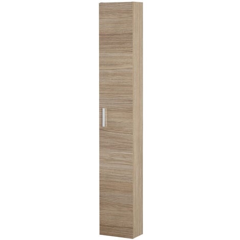 Pensile Sospeso Per Bagno shelf Rovere, 30x24x150 Cm in vendita online