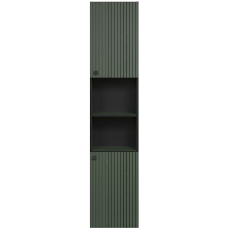 Colonna per bagno - Decorazione rovere - L40 x A186 x P31cm - PURE BLISS
