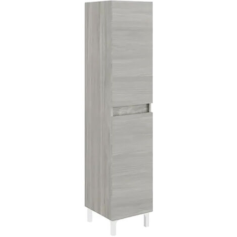 Colonna per bagno rovere bianco