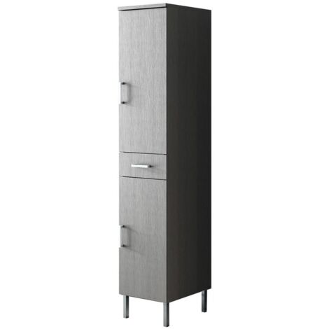 Colonna per il bagno h 180 cm della serie Venice in legno