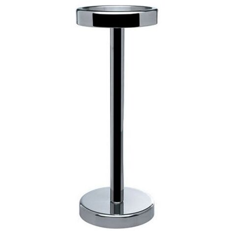 Colonna porta secchiello in acciaio inox Cm 22x75