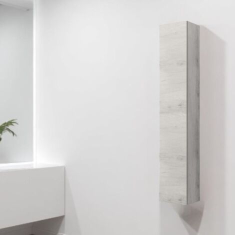 Colonna reversibile singola a 1 anta 160H Quercia Bianco