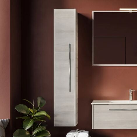 Colonna sospesa Altezza 150cm Rovere Cenere Reversibile Mod. Aoki