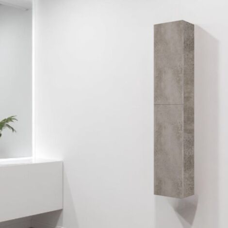 Colonna sospesa reversibile 30X22 a 2 ante Cemento