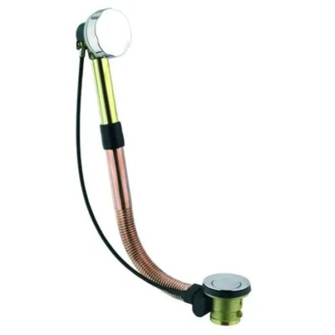 Colonna vasca a sedere con scarico automatico in ottone cromato AMBRA WATER
